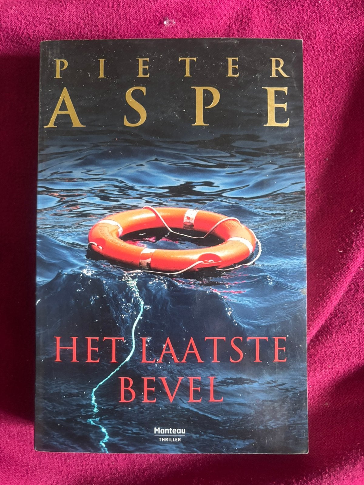 Pieter Aspe - Le Dernier Ordre, Pieter Aspe, Enlèvement ou Envoi, Belgique, Comme neuf