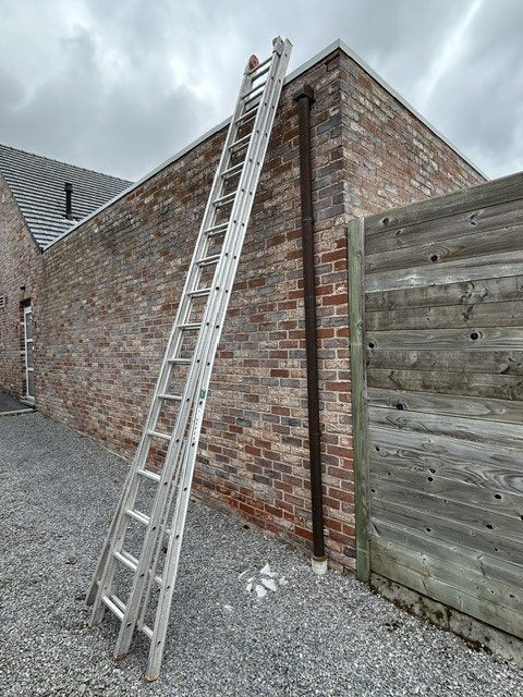 Opsteekladder, Doe-het-zelf en Bouw, Ladders en Trappen, Ophalen, Gebruikt, Ladder, 4 meter of meer