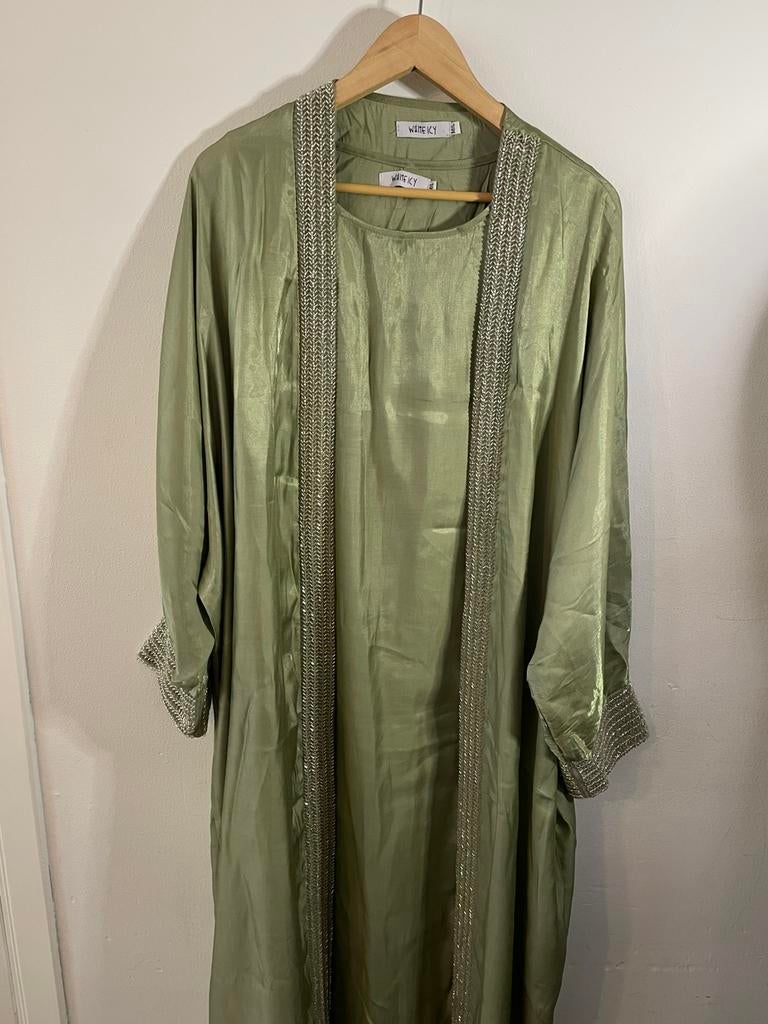 Abaya kimono vert taille m/l, Kleding | Dames, Ophalen, Zo goed als nieuw