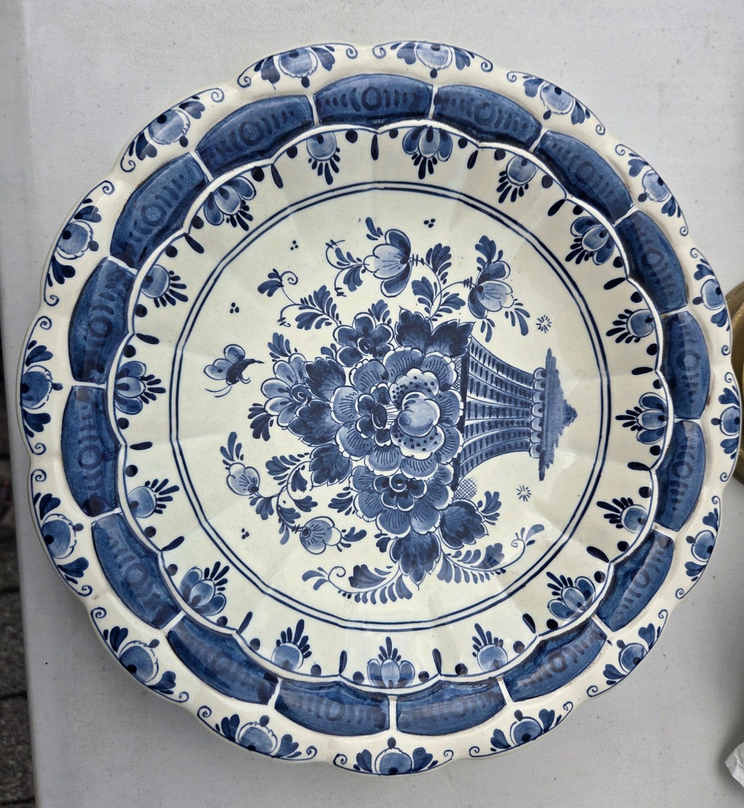 Delfst blauw, Ophalen