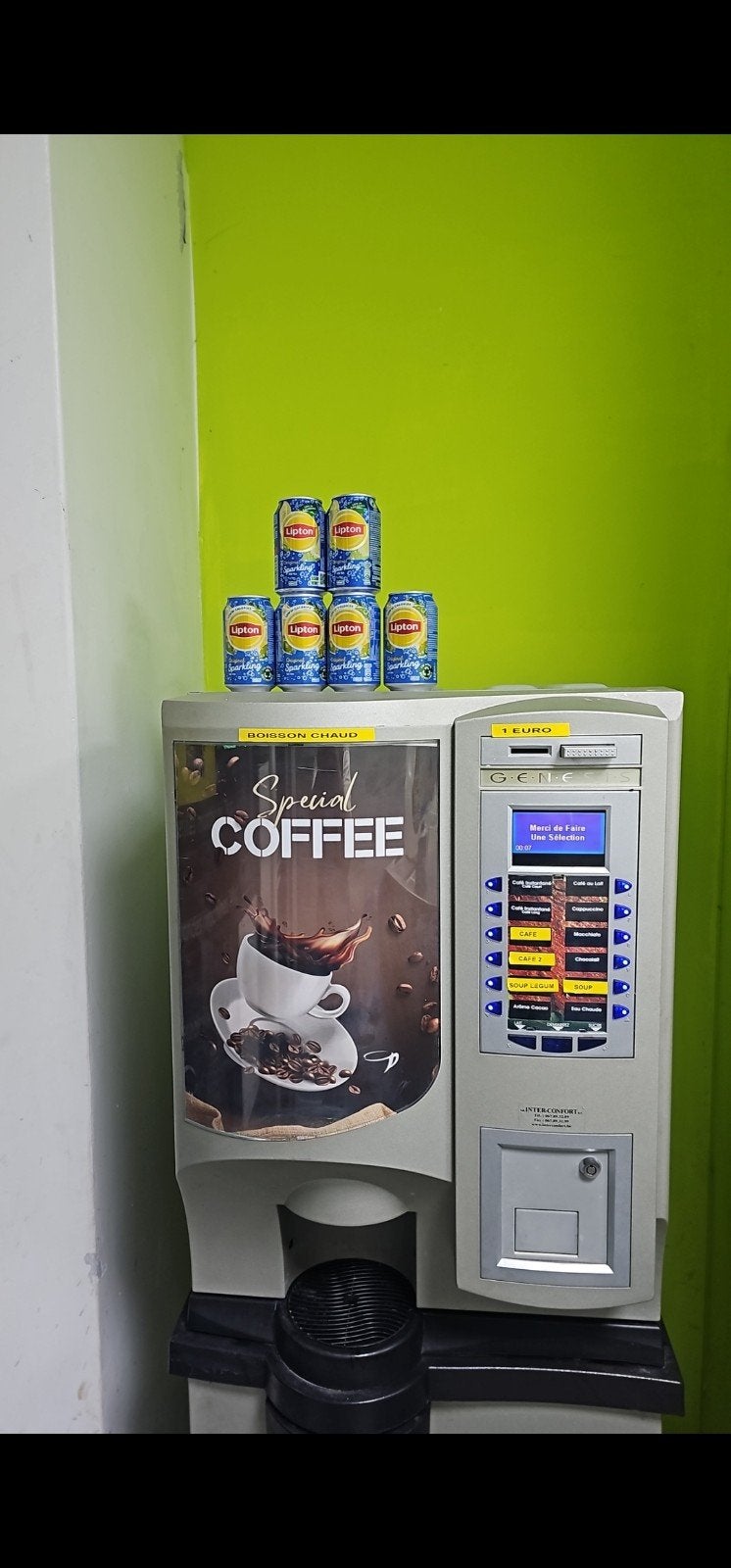machine à café automatique, Enlèvement