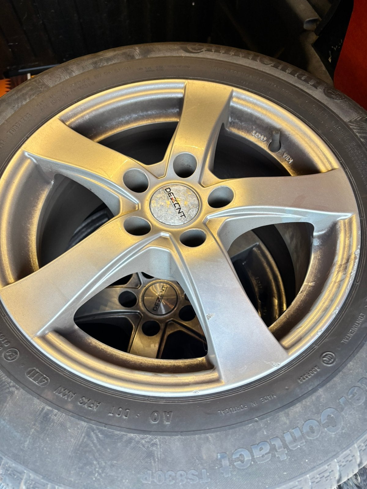 4 velgen met banden van audi,, Enlèvement, Utilisé