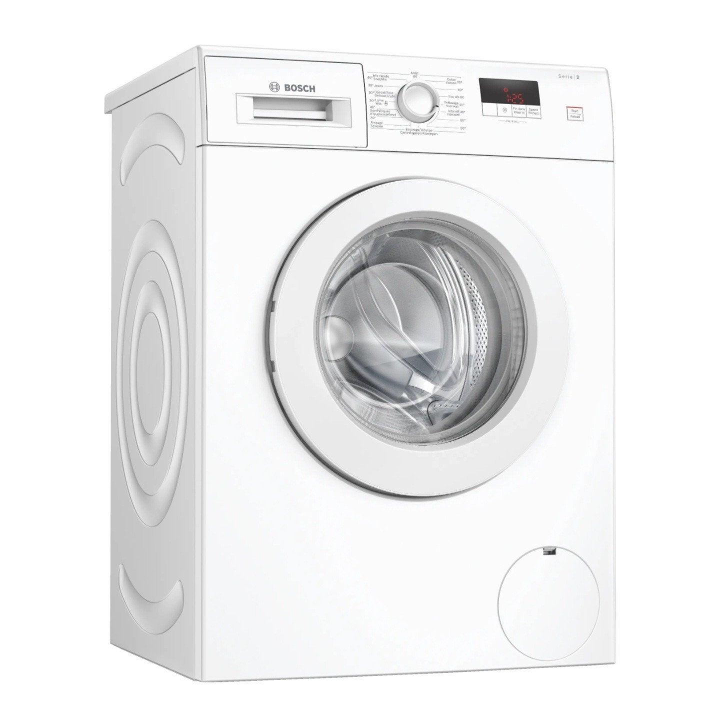 bosh wasmachine capaciteit 7 kg,, Elektronische apparatuur, Ophalen, Minder dan 85 cm, Zo goed als nieuw, Voorlader