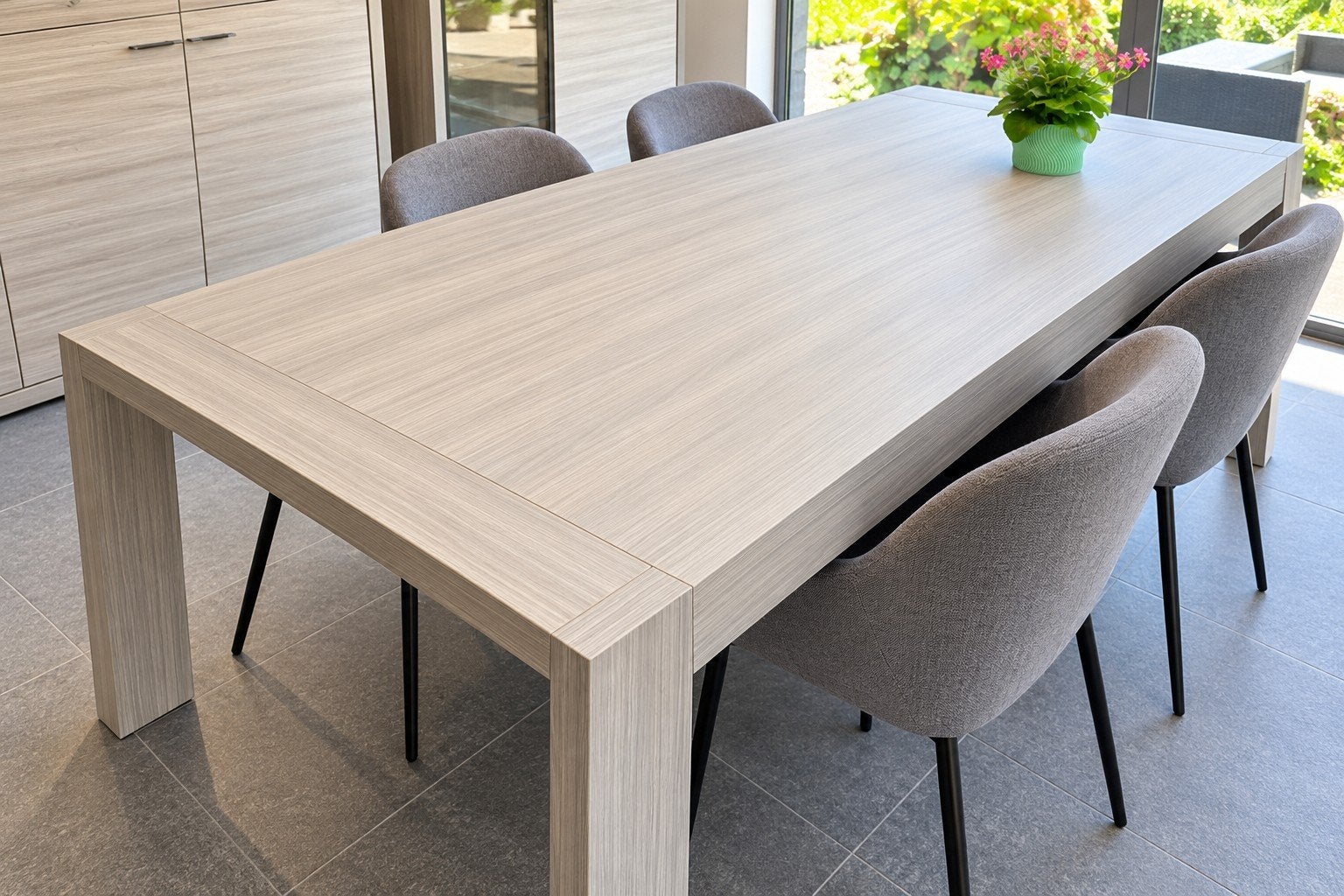 table à manger robuste 230 cm + 2 tables basses assorties, Maison & Meubles, Comme neuf, Enlèvement, 50 à 100 cm, Rectangulaire