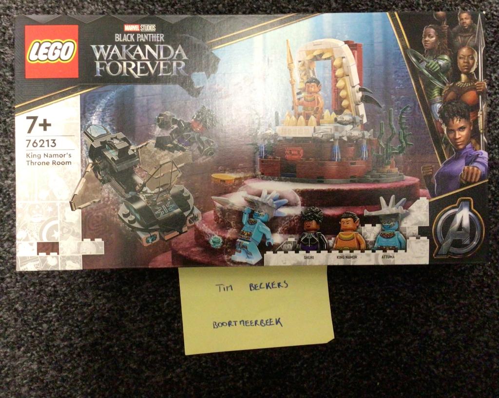 Lego Marvel - Koning Namor’s troonzaal (76213), Ophalen of Verzenden, Nieuw, Complete set, Lego
