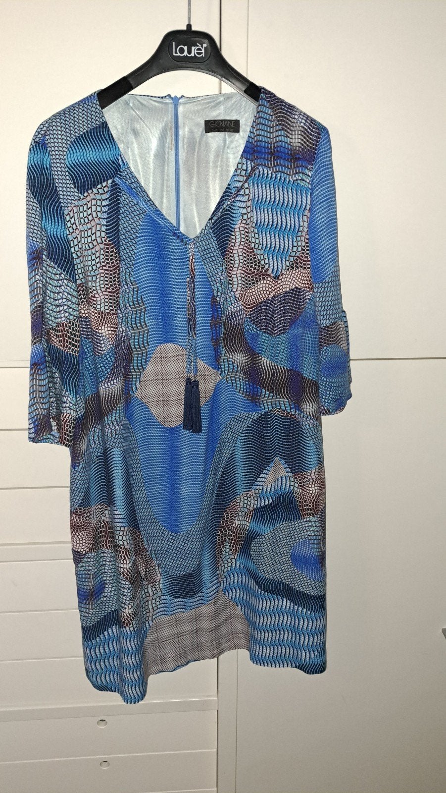 kleedje van het merk Giovane mt B 48, Kleding | Dames, Blauw, Maat 46/48 (XL) of groter, Ophalen of Verzenden, Gedragen