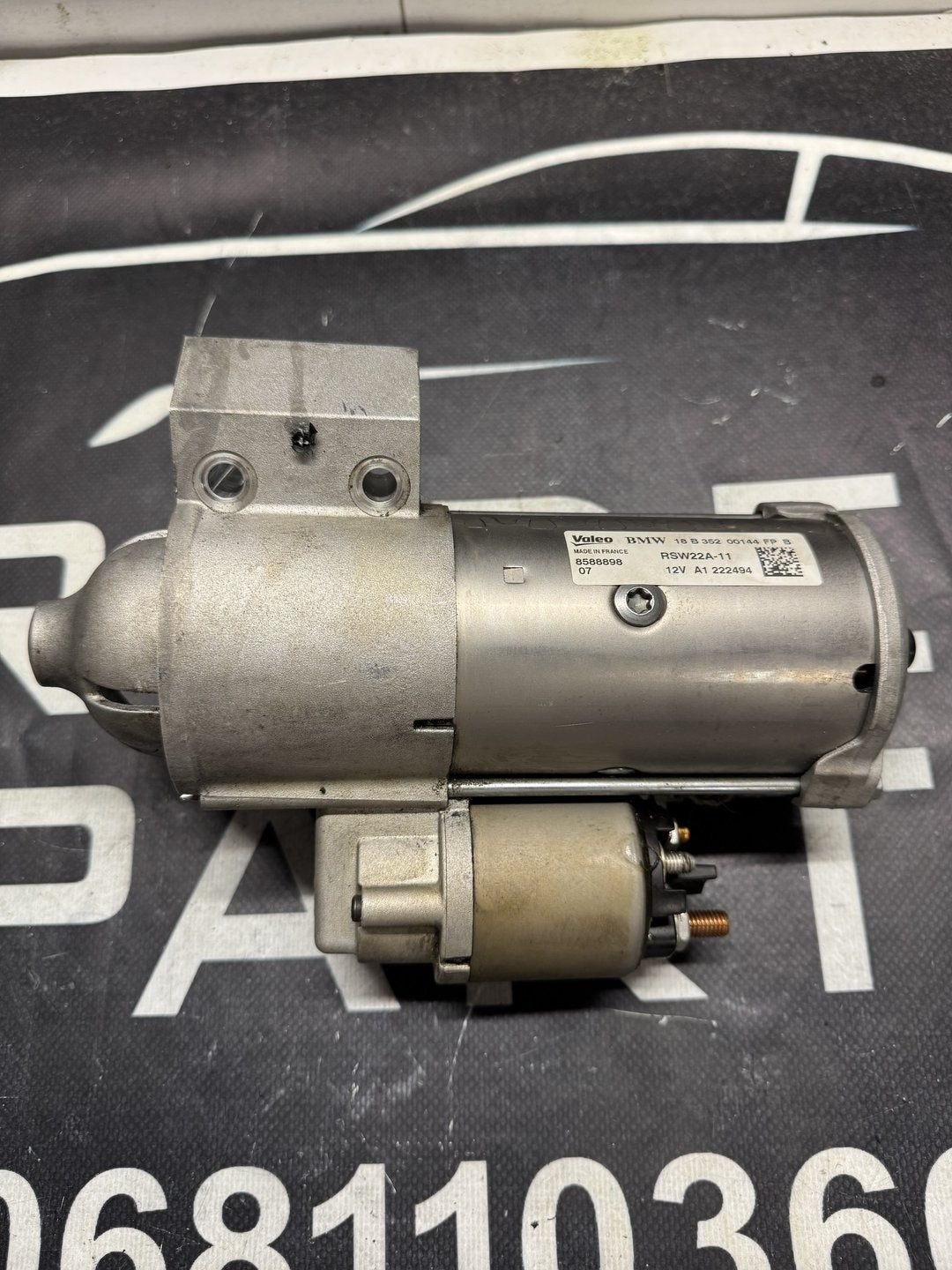BMW 1 Serie 5 Serie X3 X4 B37 B47 Diesel Startmotor 8588898, -, Utilisé, -, Enlèvement ou Envoi