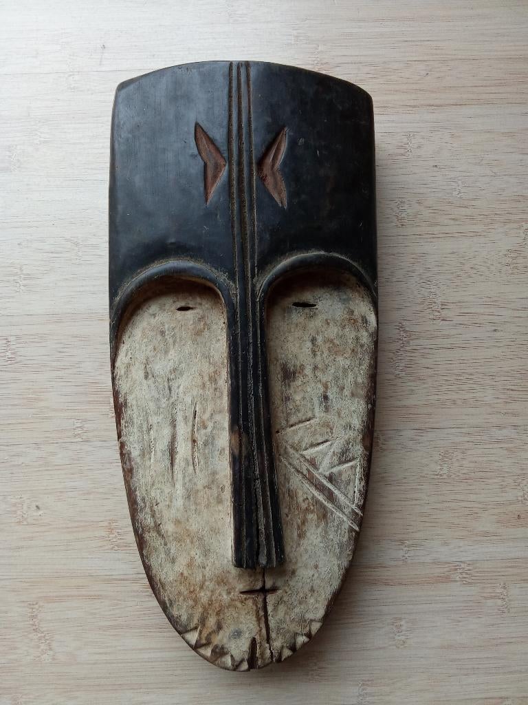 Afrikaanse maskers de Songye groep Congo - Kinshasa.(5), Handgemaakt, Hout, Afrika, Masker