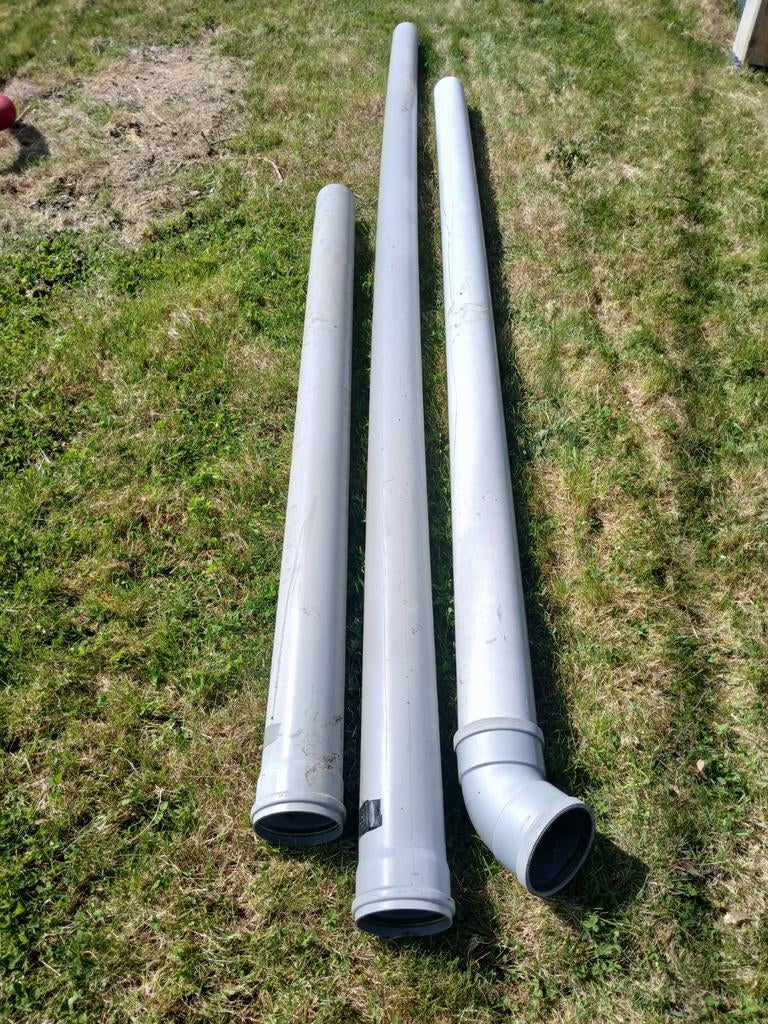 Afvoerbuizen 160mm -circa 11 meter in totaal, Doe-het-zelf en Bouw, Ophalen