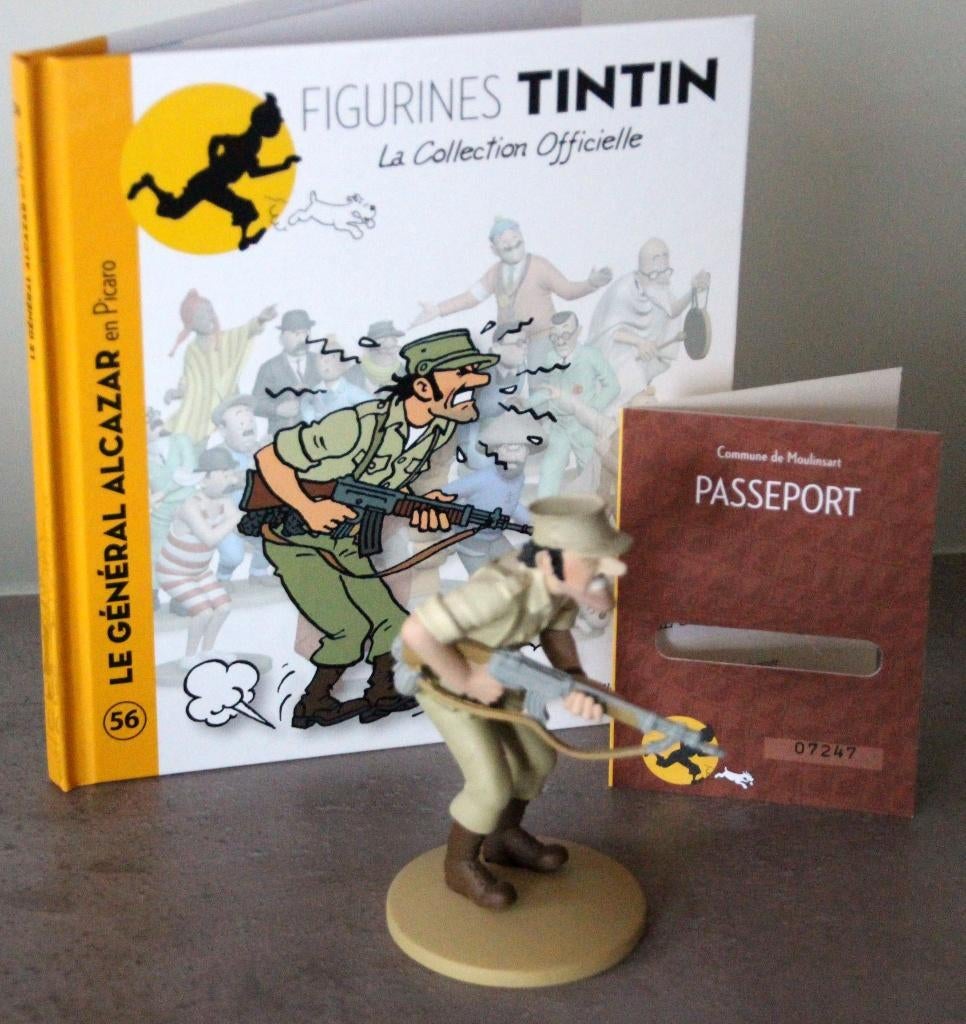 Moulinsart figurine n 56 Alcazar Tintin Hergé Kuifje, Collections, Personnages de BD, Envoi, Tintin, Comme neuf