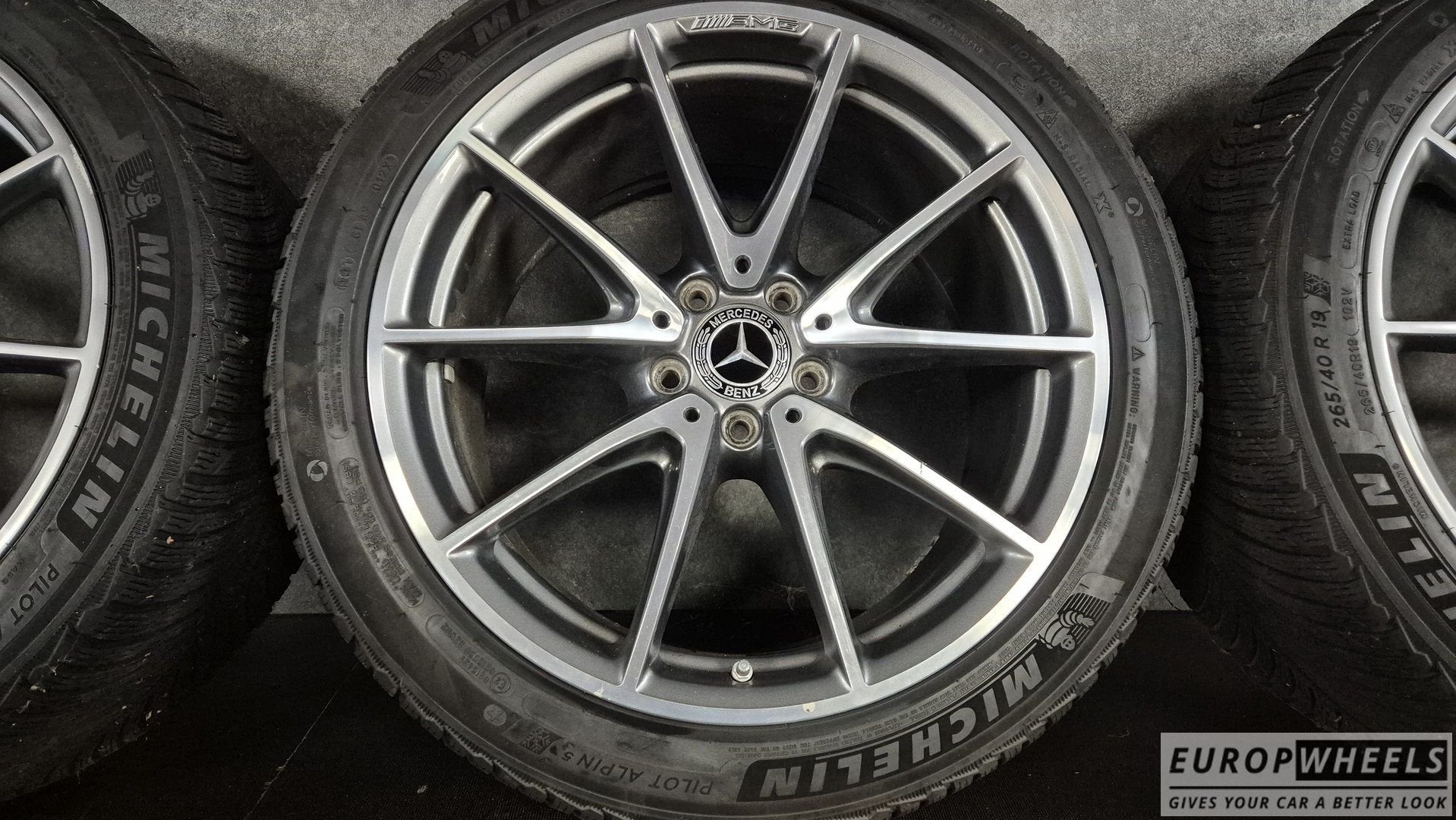 19 inch Mercedes E-klasse E63 AMG velgen a2134012600 a213401, Auto-onderdelen, Banden en Velgen, 19 inch, Gebruikt, -, 265 mm
