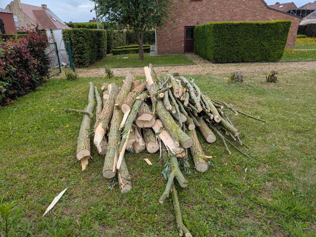 Brandhout, Tuin en Terras, Brandhout, Ophalen