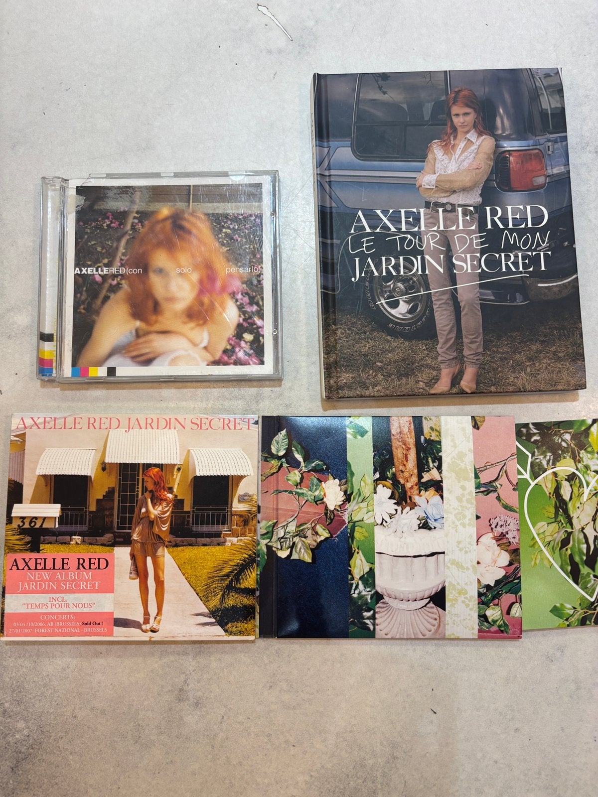Axelle red pakket 2 CD’s / 1 DVD, Pop of Rock, Ophalen of Verzenden, Verzamelalbum, Gebruikt