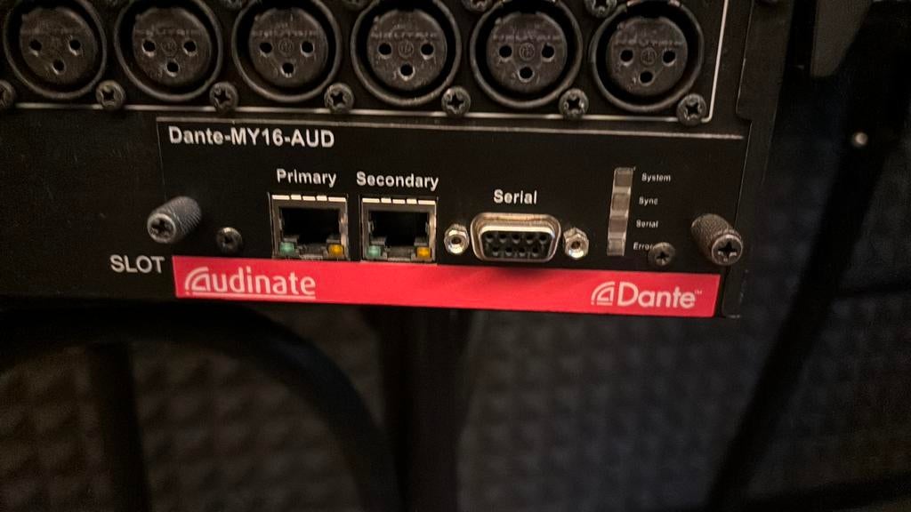 Dante netwerkkaart voor Yamaha LS9, Ophalen, Zo goed als nieuw, Intern