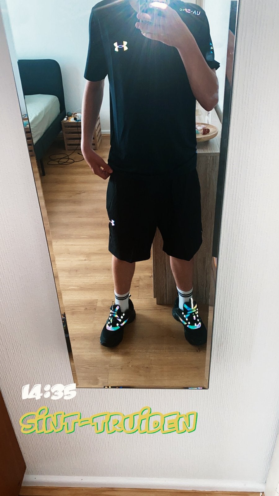 Under armour setje, Kleding | Heren, Sportkleding, Ophalen of Verzenden, Nieuw, Maat 46 (S) of kleiner, Zwart