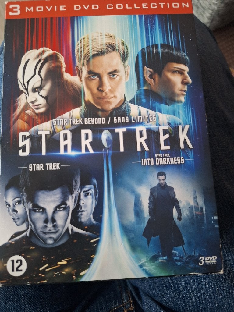 Star Trek, 3 films, dvd, ndl ondertiteld, Ophalen of Verzenden, Gebruikt, Engels, Nederlands