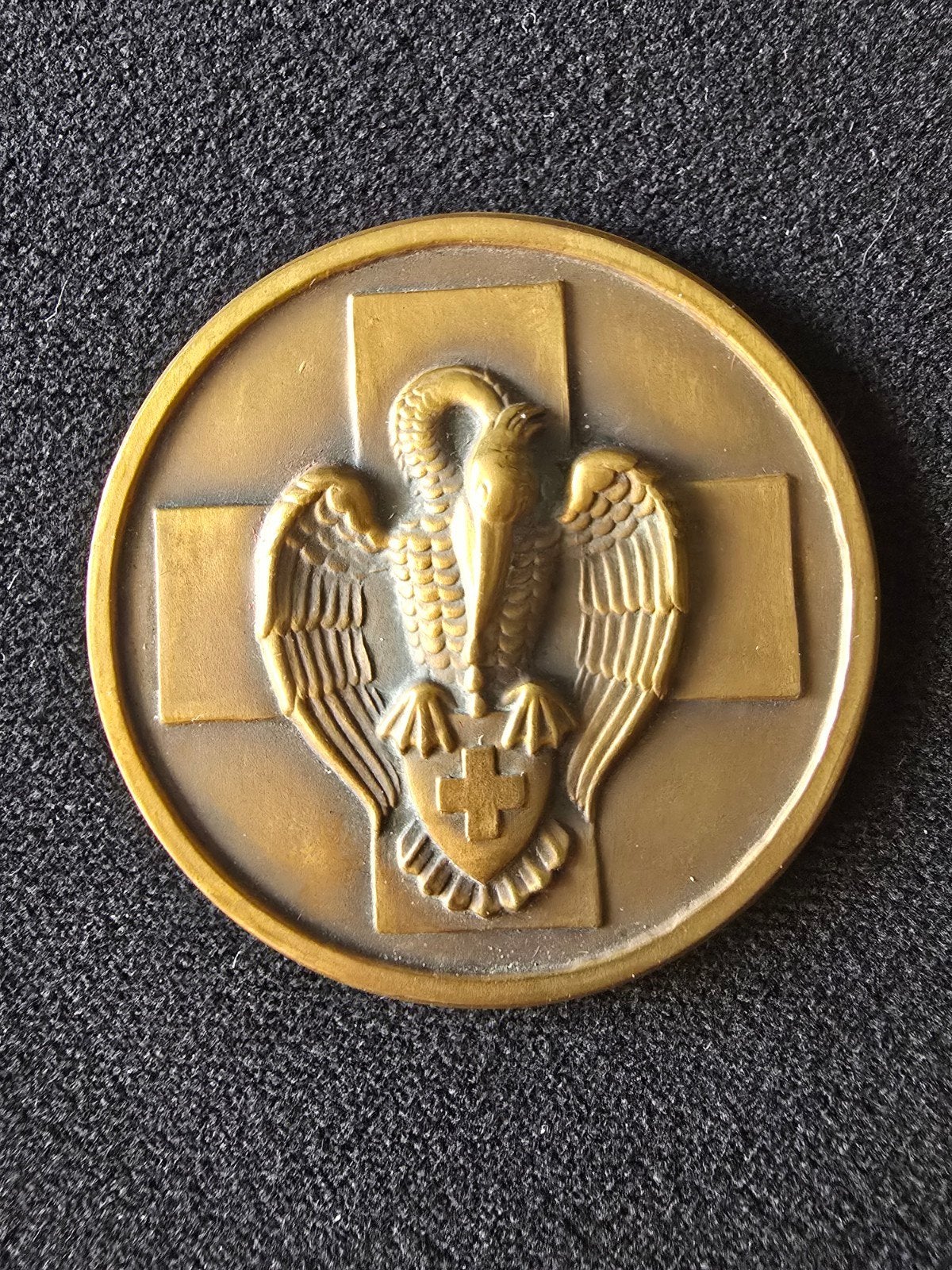 Medaille Rode Kruis van België Pelikaan bloeddonor brons, Postzegels en Munten, Penningen en Medailles, Brons, Ophalen of Verzenden