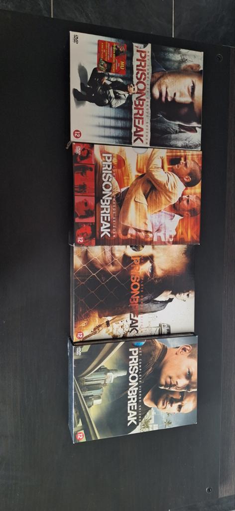 Prison break seizoen 1-4, Cd's en Dvd's, Ophalen