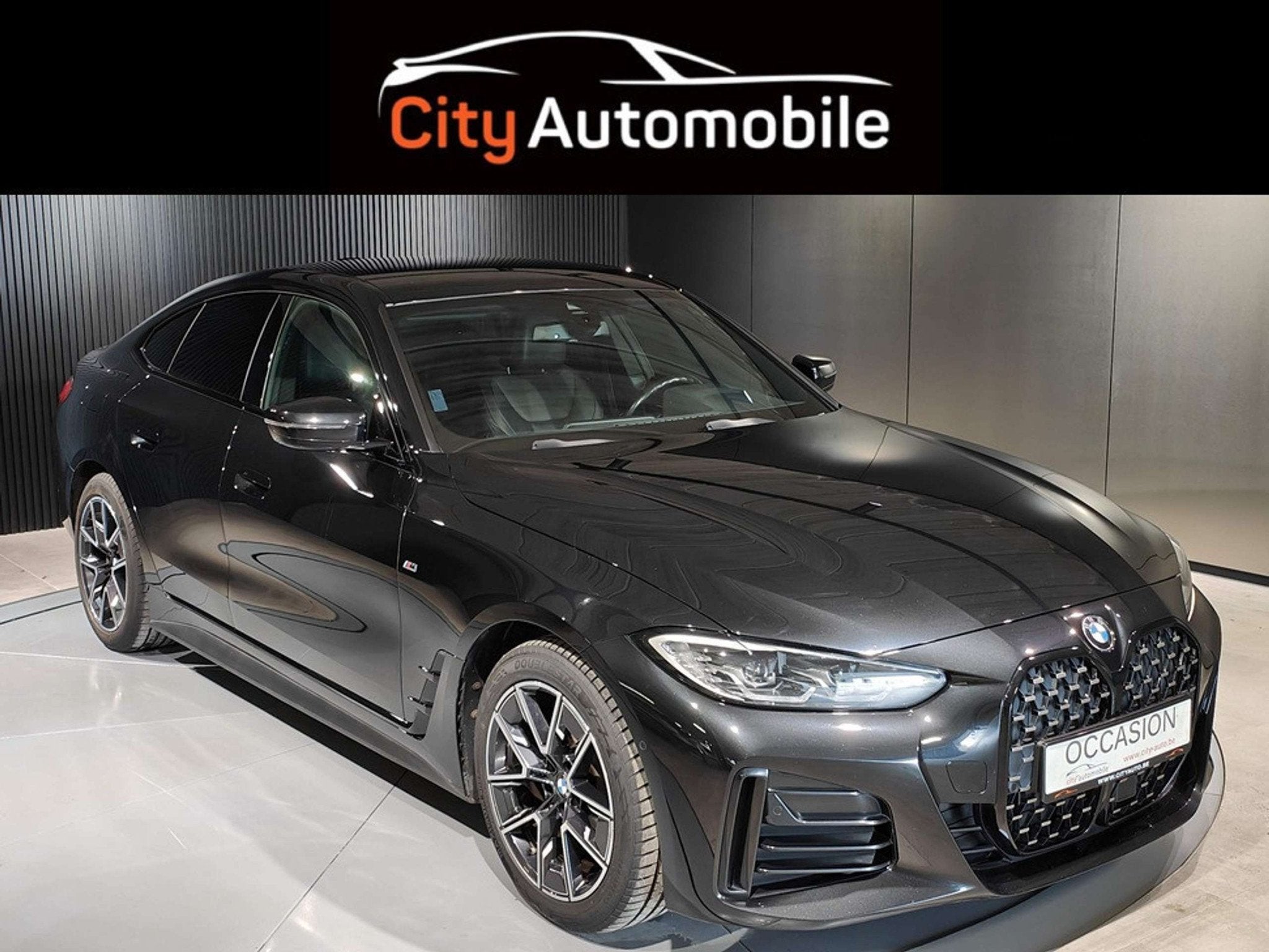 BMW 4 Serie 420 Gran Coupe 420I PACK M GPS CAMERA GPS CARPLA, Autos, Cuir, Achat, Noir, 5 portes