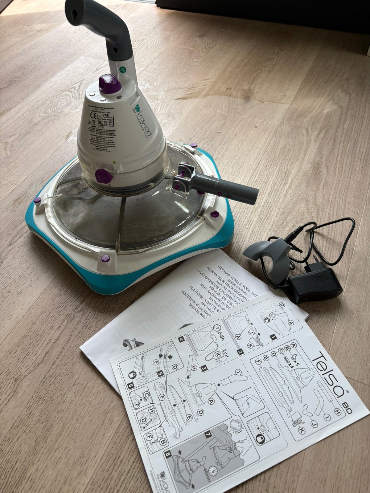 Aspirateur de piscine Kokido Telsa 80, Enlèvement ou Envoi, Comme neuf