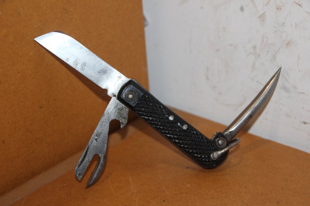 ABL Couteau de poche daté 1951, Envoi, Armée de terre, Couteau ou Poignard