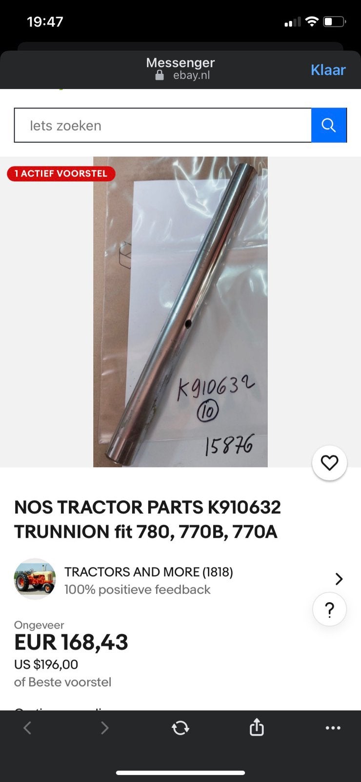Suspension pour stylos David Brown 770, Enlèvement, Comme neuf