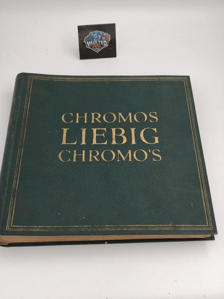 Liebig Chromos Albums 4x Volledig Verzamelalbums, Verzamelen, Gebruikt, Ophalen of Verzenden, 1940 tot 1960, Prent