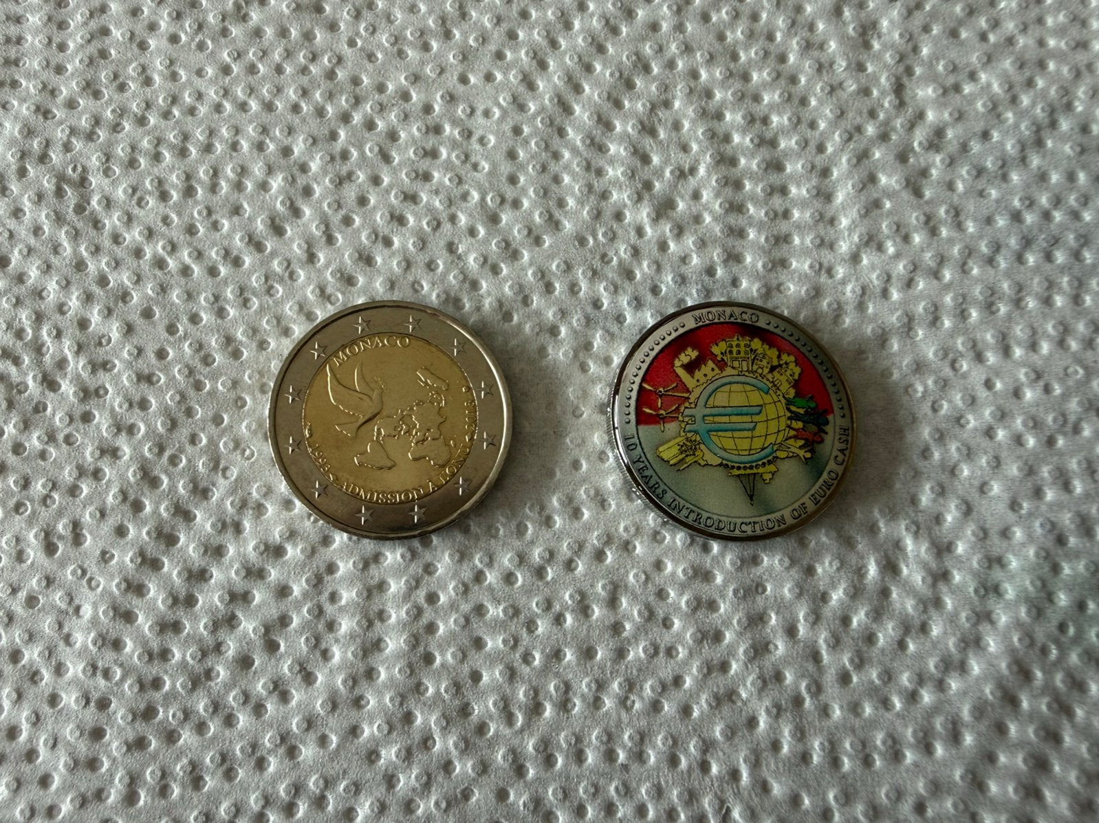 2 euro munten monaco, Postzegels en Munten, Munten | Europa | Euromunten, Ophalen, Monaco, 2 euro