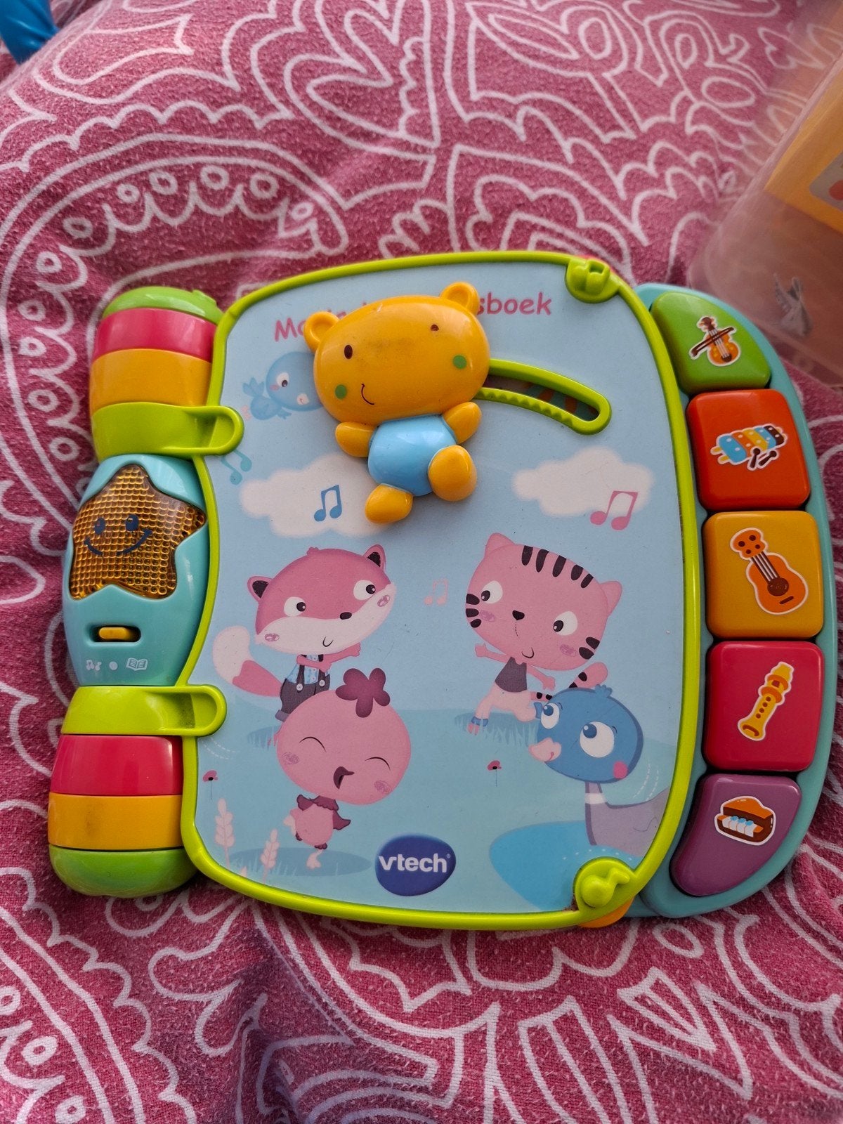vtech boekje, Ophalen