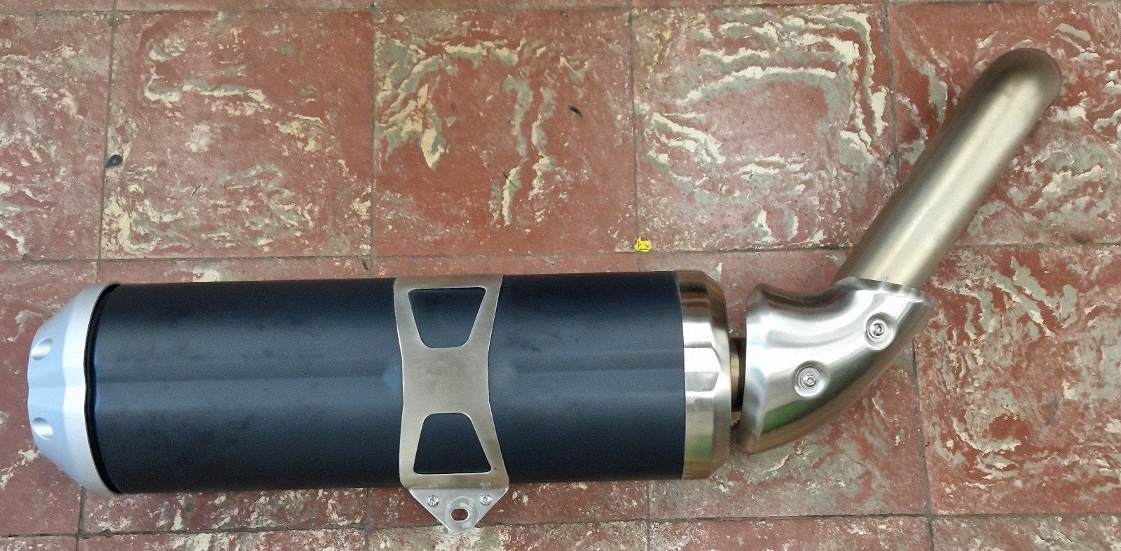 Originele uitlaatdemper Moto Guzzi V85 TT (ZGU1046), Ophalen of Verzenden, Gebruikt