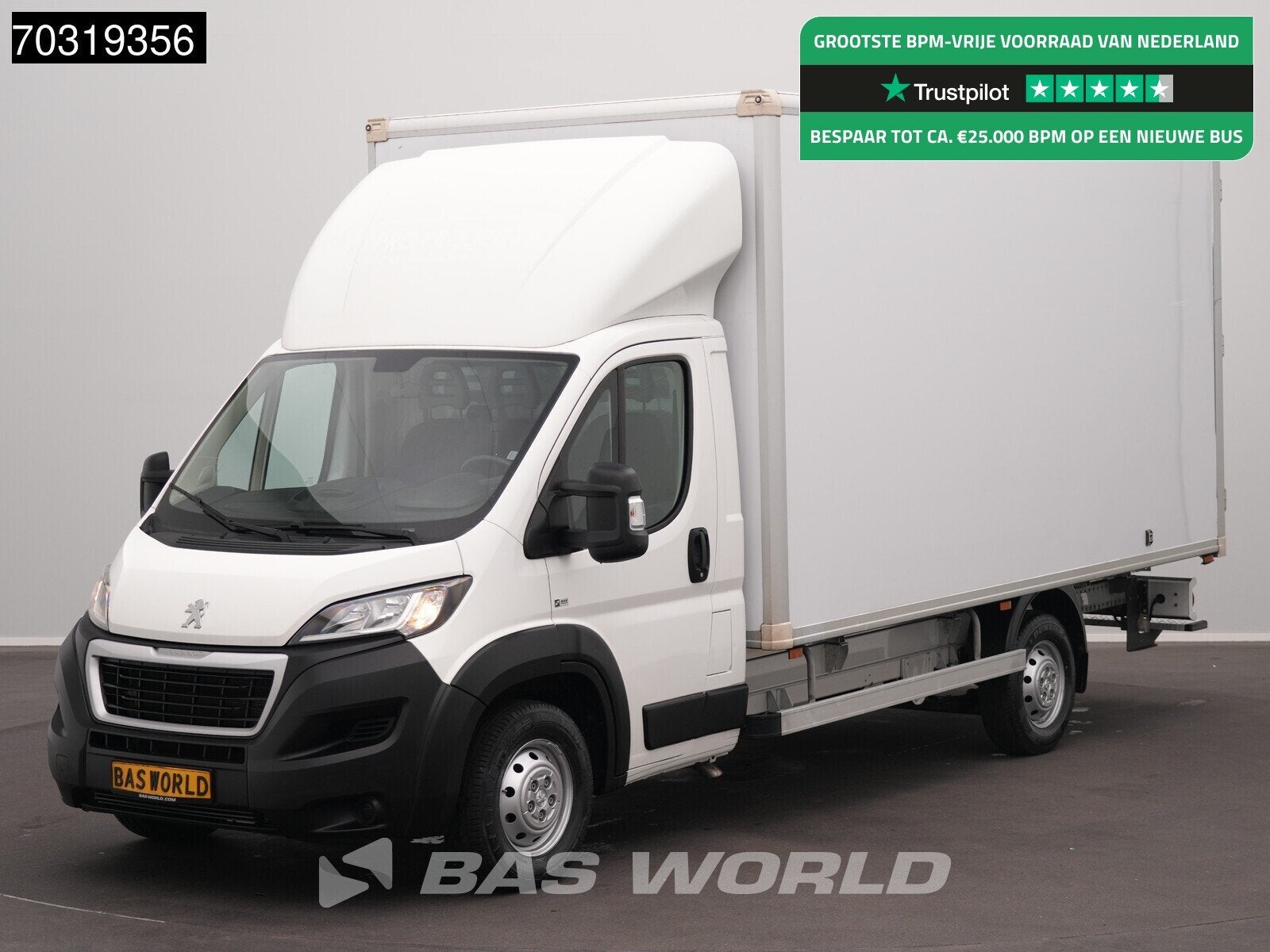 Peugeot Boxer 140PK Bakwagen Achterdeuren 140PK Navigatie Ca, Auto's, 2590 kg, Stof, Gebruikt, Euro 6