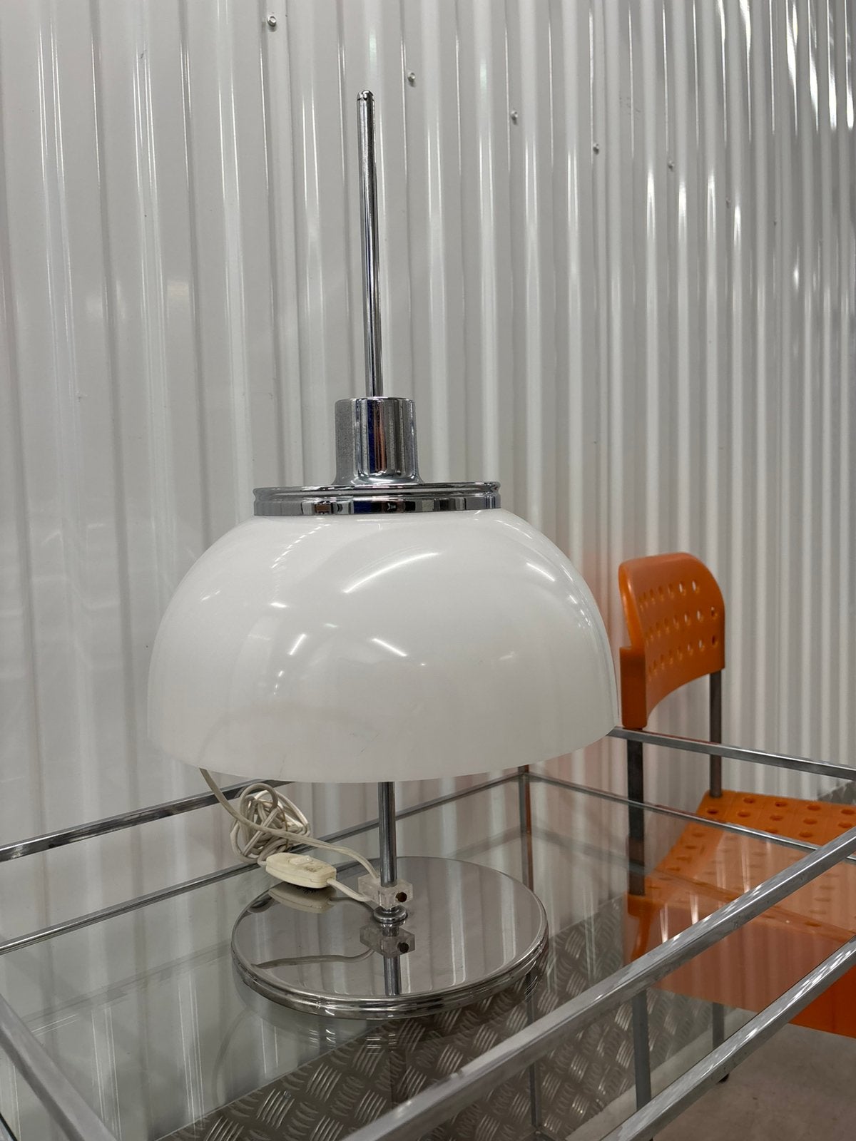 Harvey Guzzini Faro 1970 tafellamp, Ophalen, Zo goed als nieuw