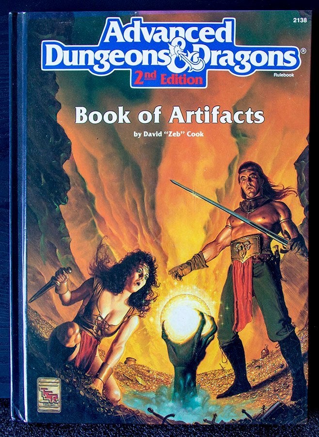 ADD2ndEdition-Book of Artifacts (Hard Cover TSR 1993), Enlèvement ou Envoi, Comme neuf, Autres types, Livre ou Catalogue
