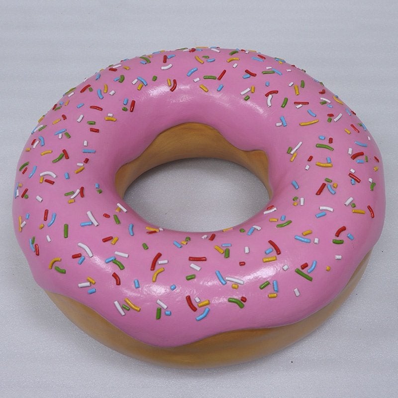 Donut – 71 cm – Chocolade - Roze - Diameter 71 cm, Ophalen, Nieuw