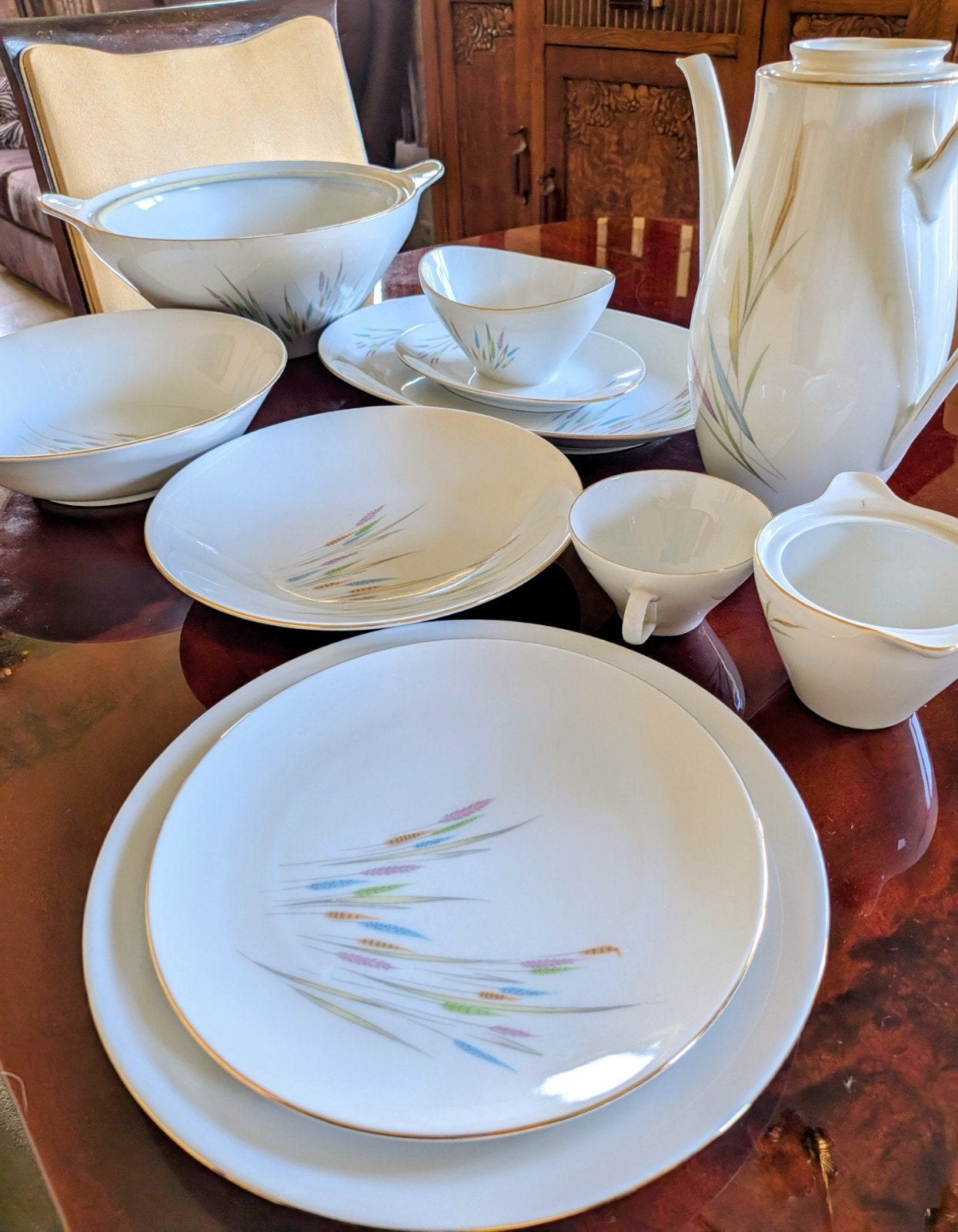 12 delig servies, Antiquités & Art, Enlèvement