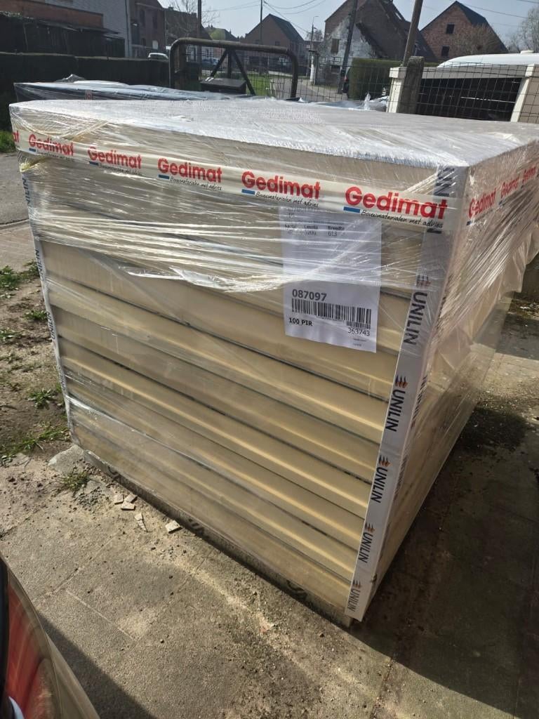 Isolatie renoTHERM ATTIC L GYP 10cm/Rd4.5, Nieuw, Hardschuim (Pir), 15 m² of meer, 8 tot 12 cm