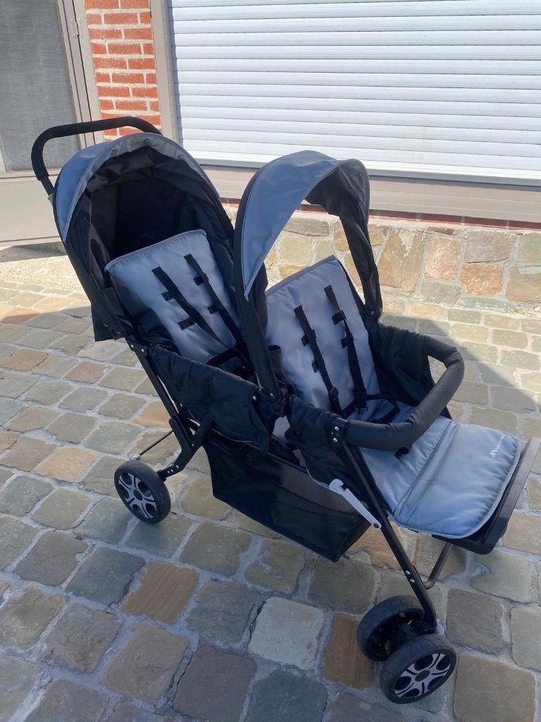 Dubbele kinderwagen, Enfants & Bébés, Poussettes & Combinaisons, Autres marques, Enlèvement, Utilisé, Poussette