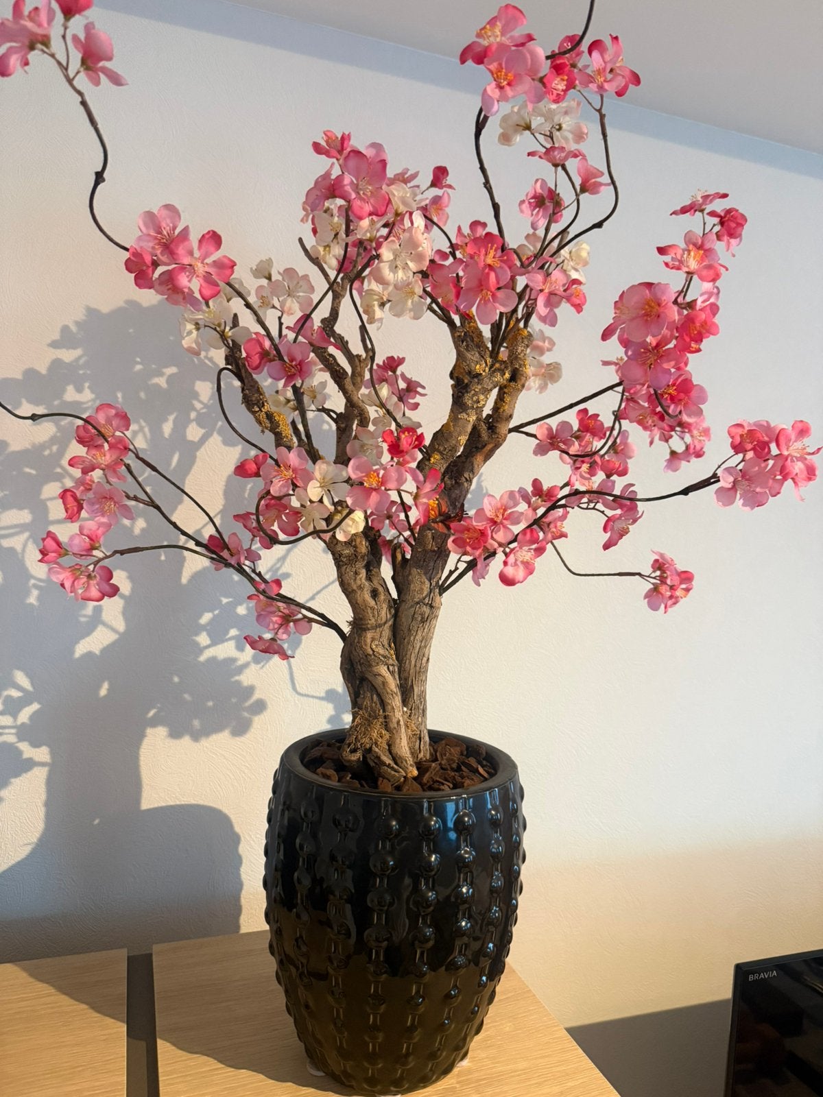 Sakura tree arbre artificiel avec vase, Maison & Meubles, Accessoires pour la Maison | Plantes & Fleurs artificielles, 70 cm, Intérieur