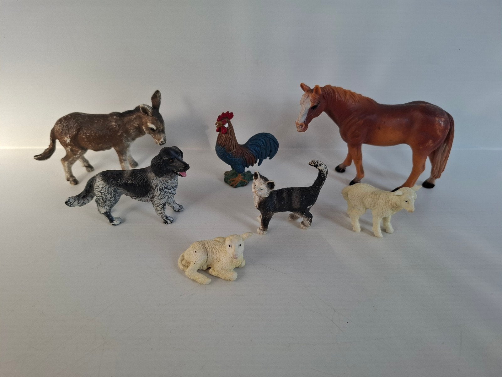 Lot Schleich figuren van dieren, Verzamelen, Dierenverzamelingen, Ophalen of Verzenden, Gebruikt, Boerderijdier, Beeldje of Figuurtje