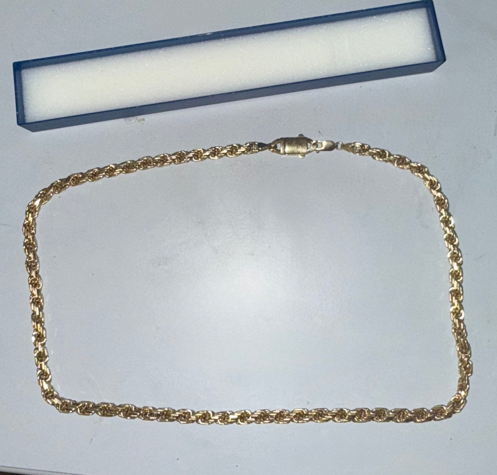 Chaine en or 18K, Bijoux, Sacs & Beauté, Enlèvement, Comme neuf, Or, Or