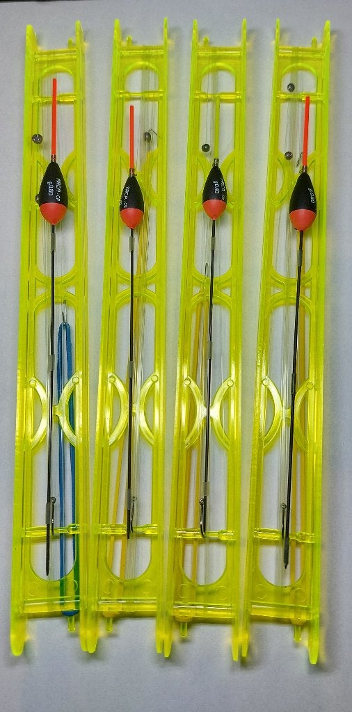 4 zelfgemaakte vislijntjes set 99, Ophalen of Verzenden, Nieuw, Vaste hengel