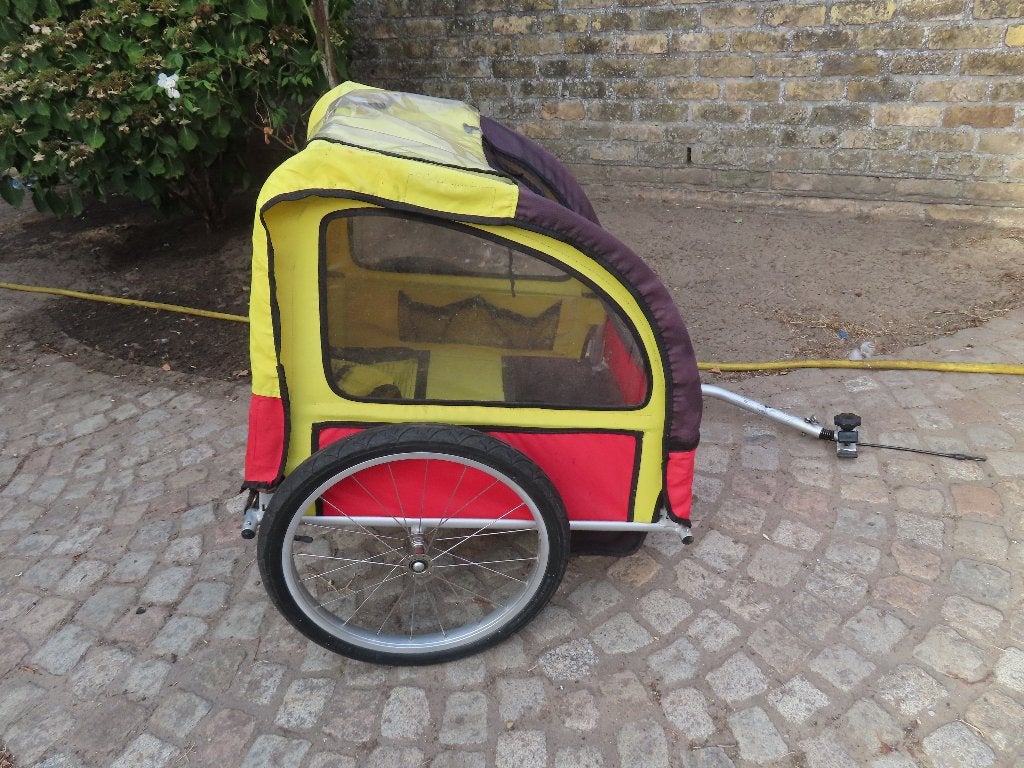 Fietskar Maxxus rood geel, Fietsen en Brommers, Ophalen, Gebruikt, Opvouwbaar, 20 tot 40 kg