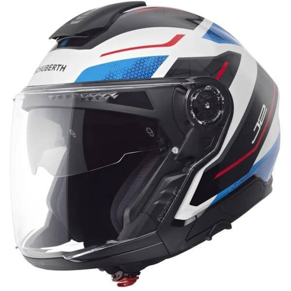 Casque Schuberth J2 à bretelles, Motos, Autres marques, Seconde main, Enlèvement ou Envoi, Casque jet