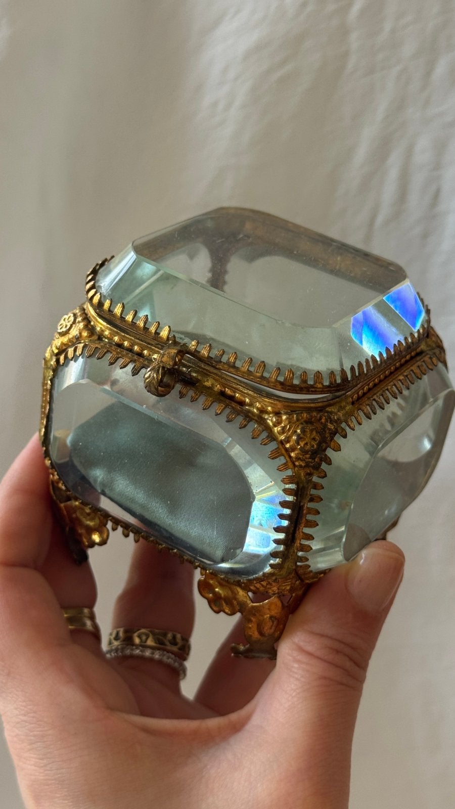 Boite en verre Napoleon III, Enlèvement ou Envoi