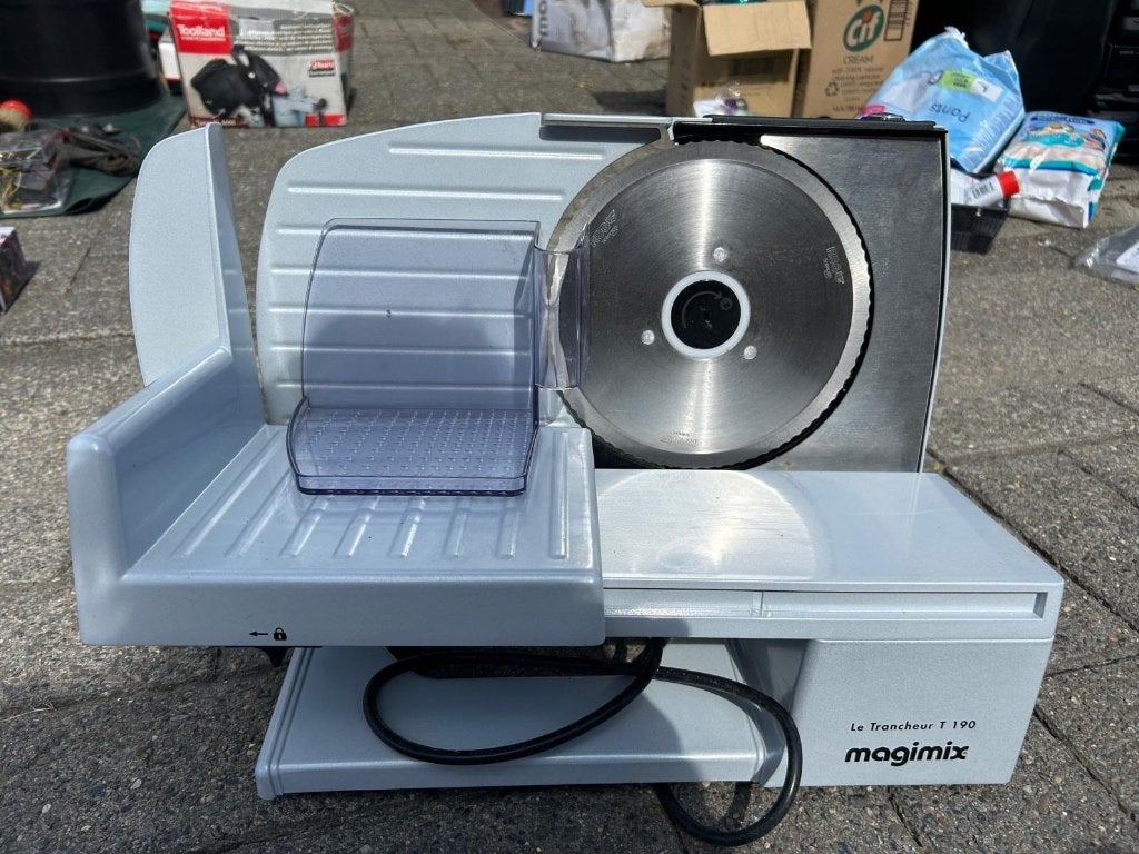 Snijmachine T190 magimix, Ophalen, Zo goed als nieuw, Snijmachine, Grijs