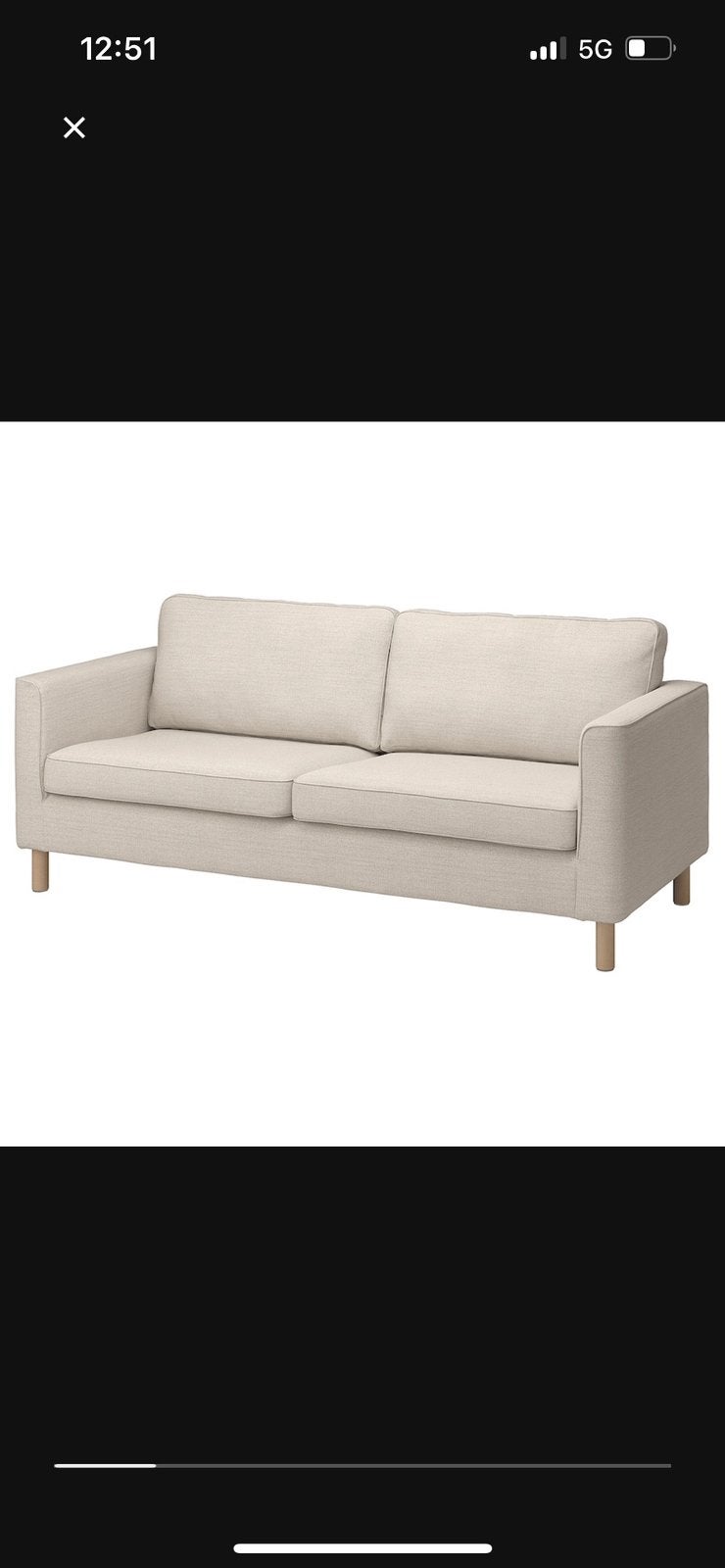 Canapé Beige Ikea, Enlèvement, Comme neuf