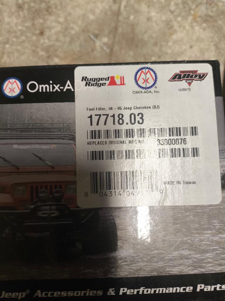 Benzine filter jeep yj tj xj, Ophalen, Nieuw, Jeep