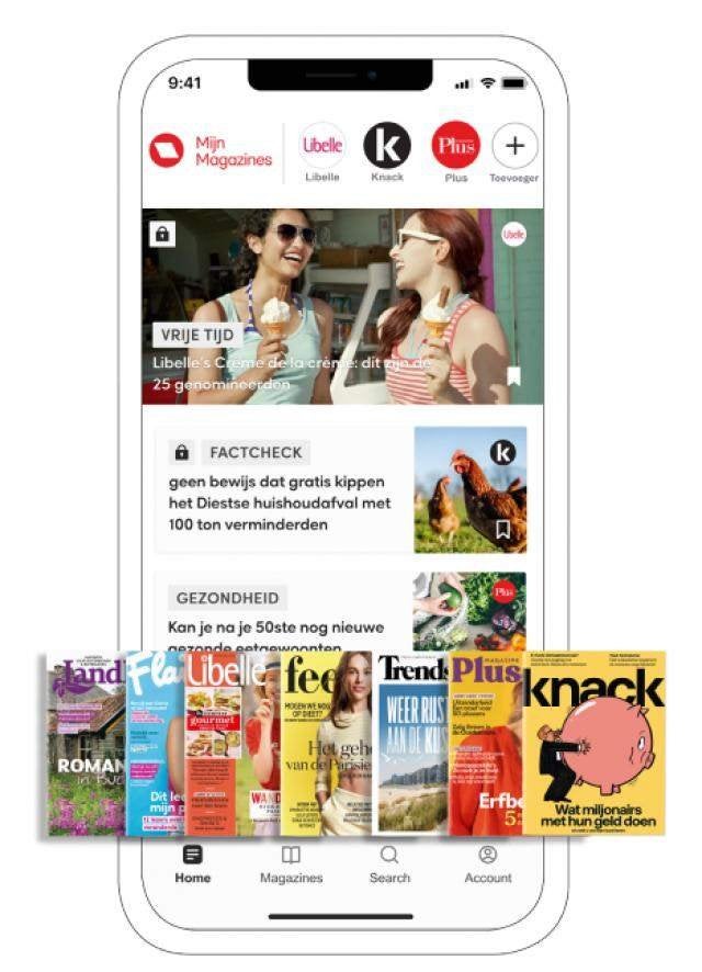 jaar abonnement mijn magazines roularta digitaal t.w.v 179, Boeken, Tijdschriften en Kranten, Ophalen of Verzenden, Nieuw, Damesbladen