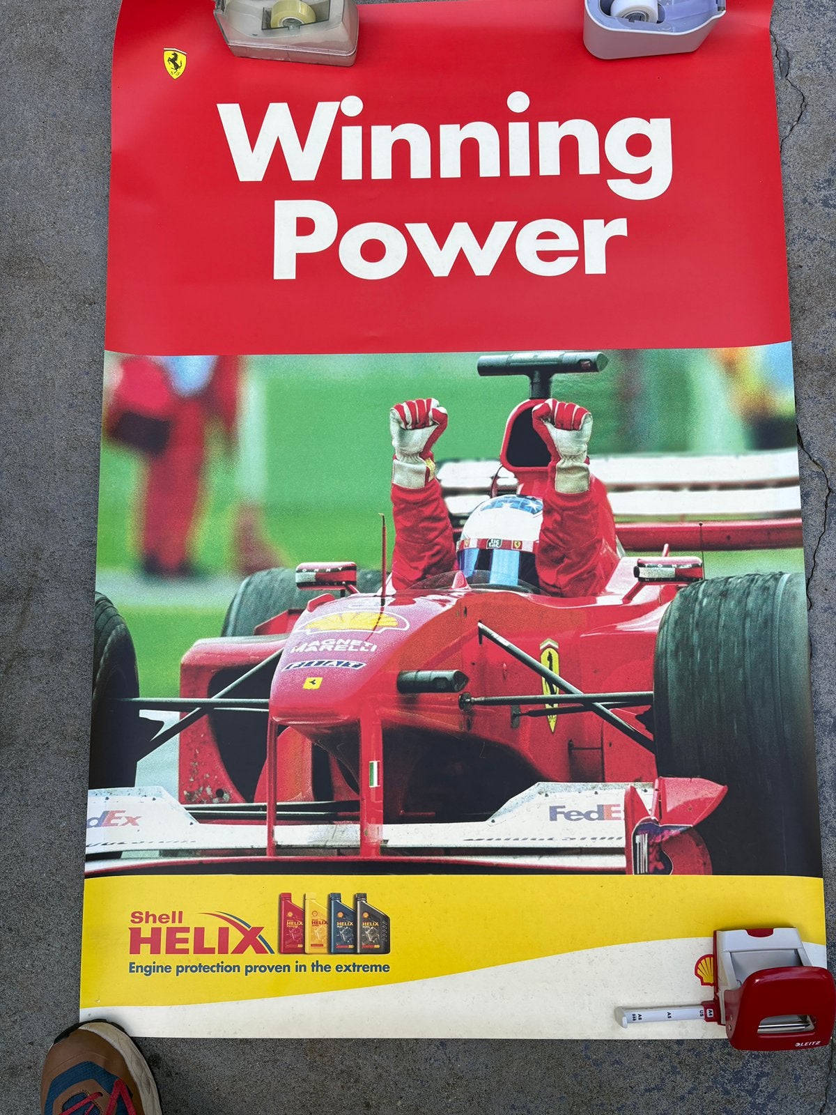 Grand poster Ferrari Formula 1, Enlèvement ou Envoi