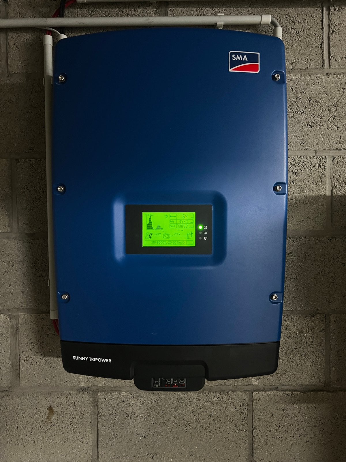 SMA tripower 6000 omvormer 3-fasig, Enlèvement, Utilisé